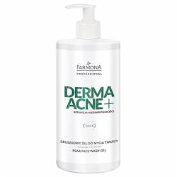DERMA ACNE + Gruszkowy żel do mycia twarzy - FARMONA PROFESSIONAL