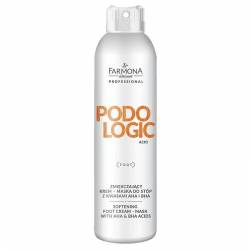 PODOLOGIC ACID Progresywny zmiękczający krem-maska do stóp z kwasami AHA i BHA - FARMONA PROFESSIONAL