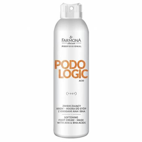 PODOLOGIC ACID Progresywny zmiękczający krem-maska do stóp z kwasami AHA i BHA - FARMONA PROFESSIONAL