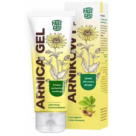 Żel arnikowy na siniaki z wyciągiem z kasztanowca - FAST GELS